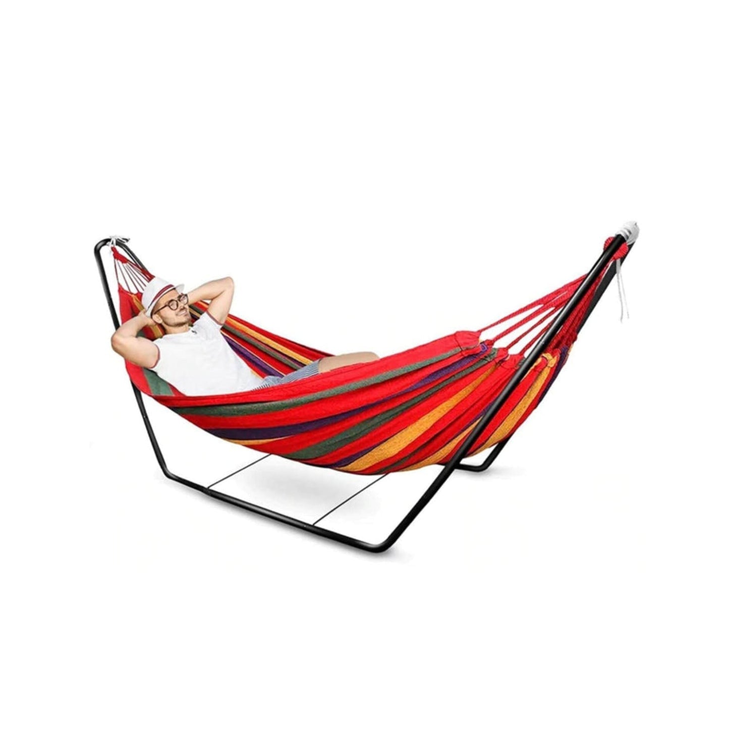 Hammock Cotton Canvas Garden Outdoor Hanging Bed