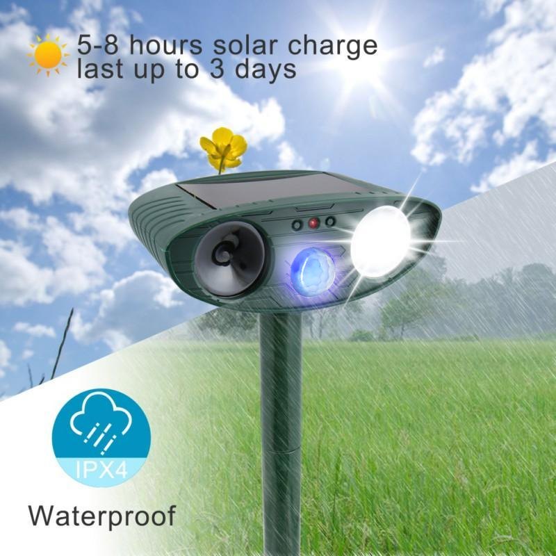 Garden Animal Repeller with Solar Sensor
