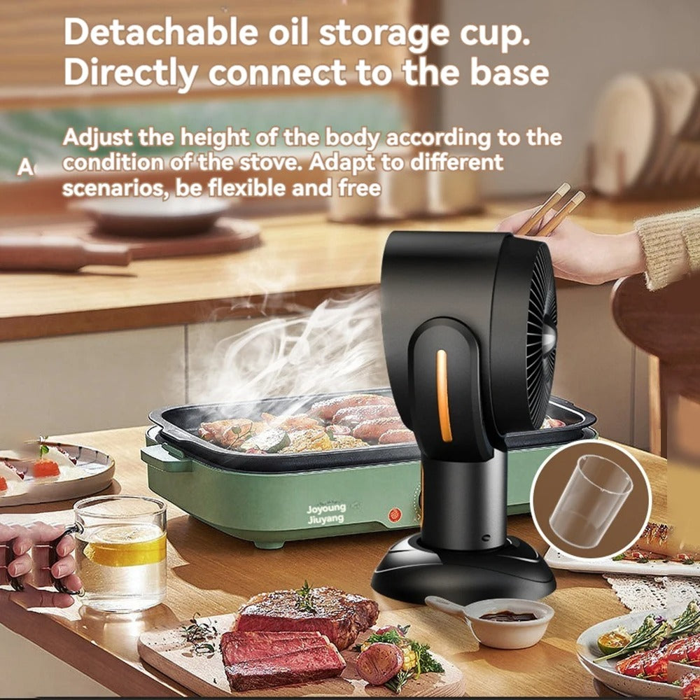 Air purifier fan portable smoke odour remover