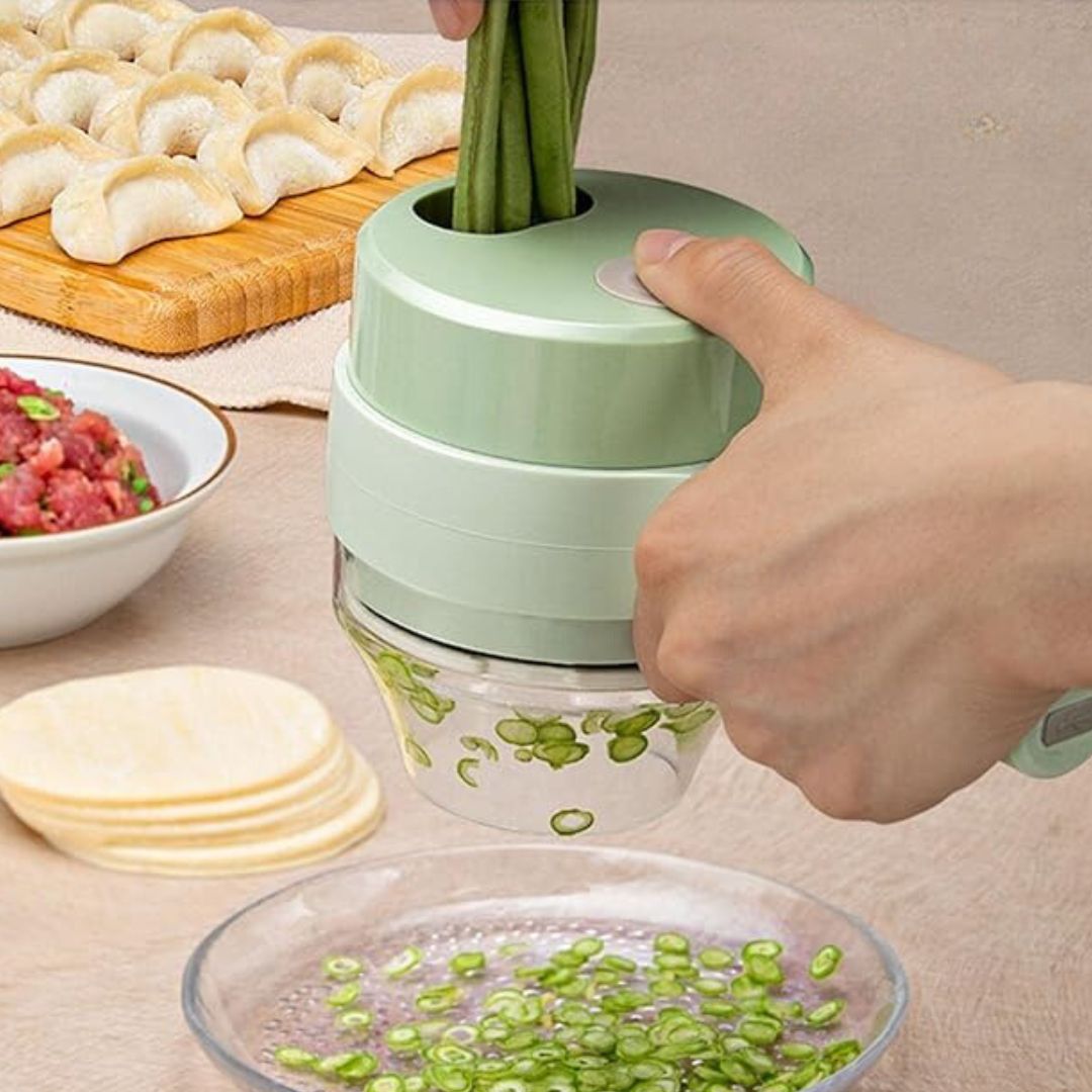 Electric Food Chopper with Cordless Design