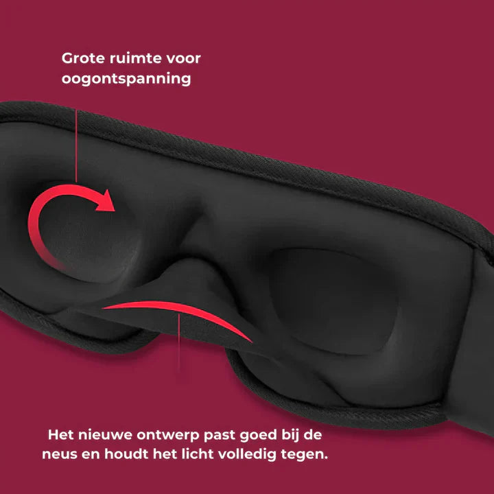 Sleep Mask for Travel with Ergonomic Fit