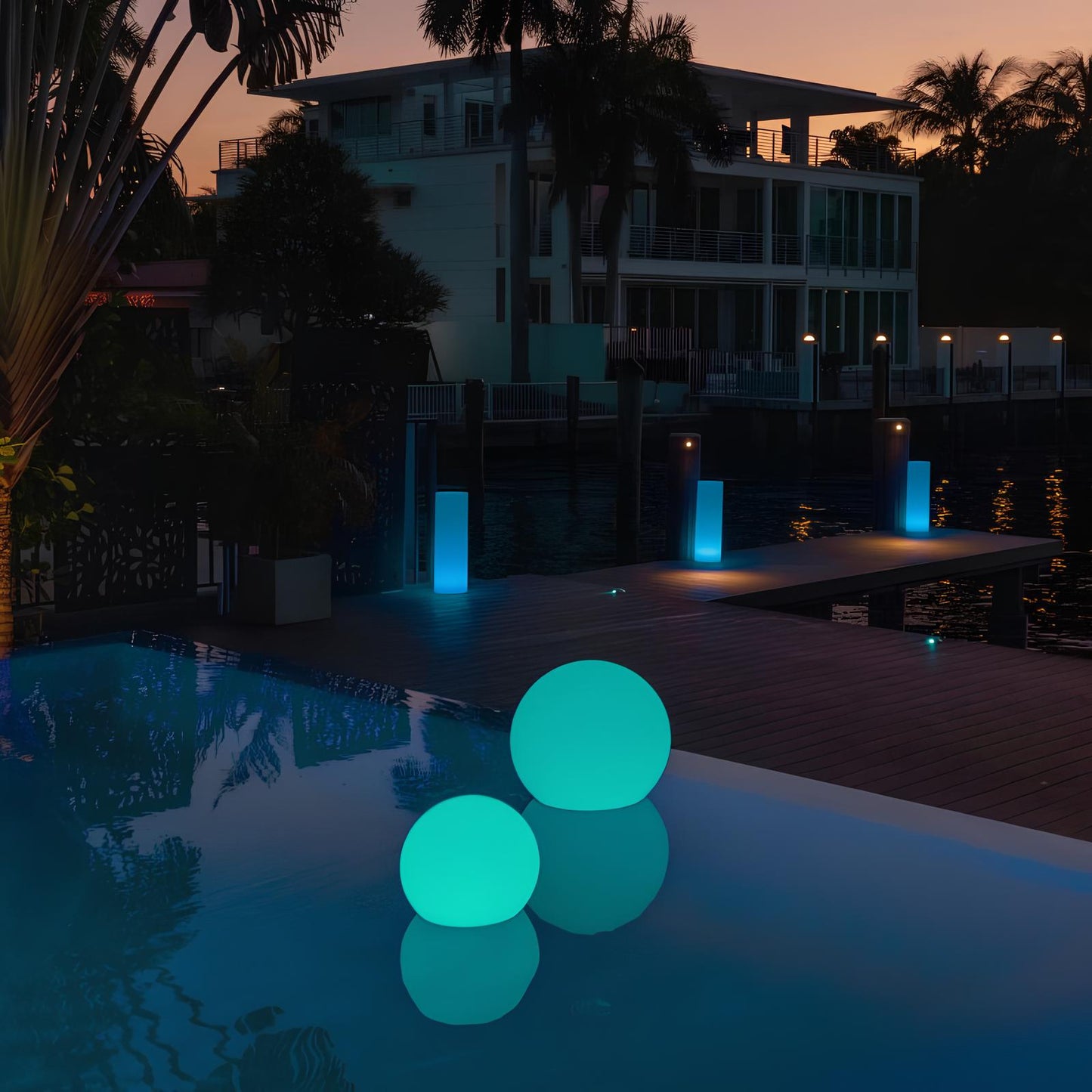 GlowSphere | Weatherproof Remote-Control LED Light for Outdoors