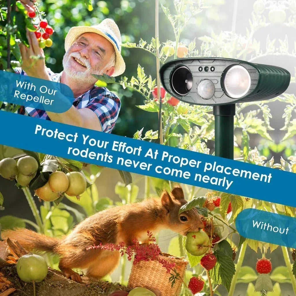 Garden Animal Repeller with Solar Sensor