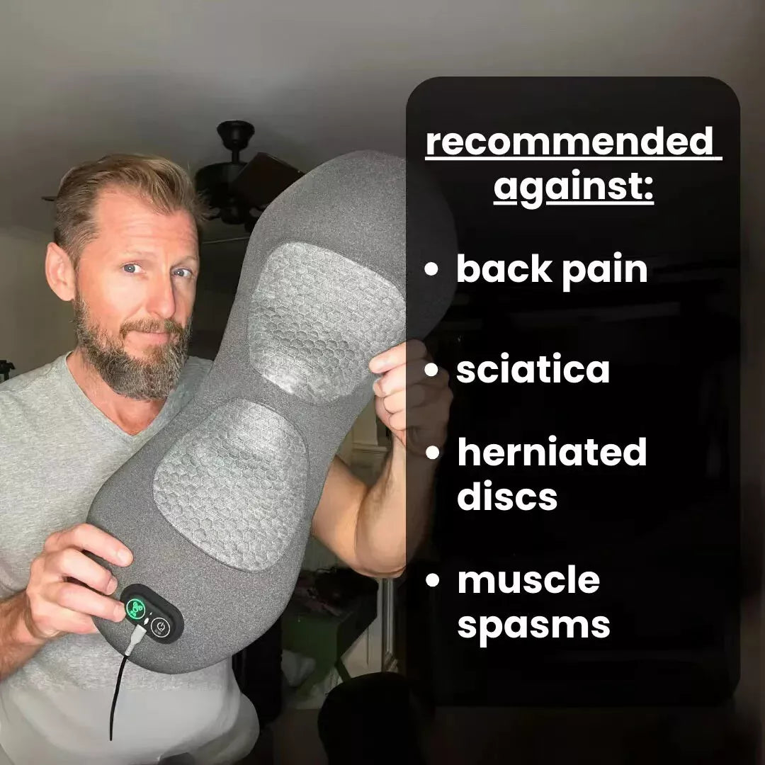 3-IN-1 LUMBAR MASSAGER PILLOW