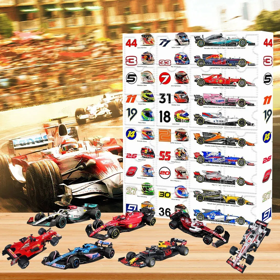 Toy Car Advent Calendar for Racing Fans