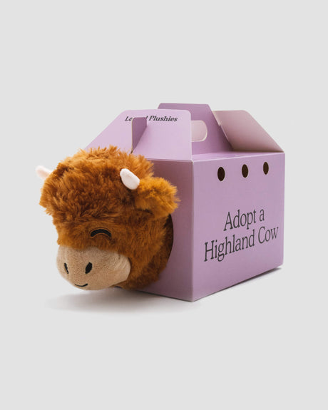 Plush Toy Cow with Soft Fur Finish