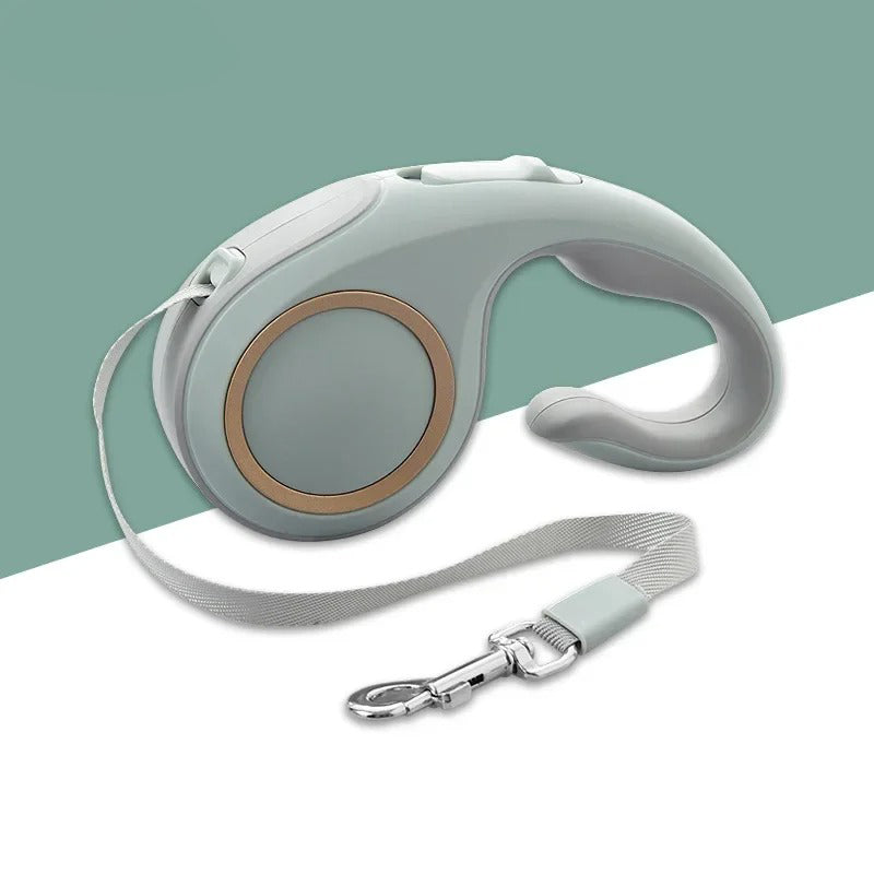 Dog Lead with Retractable Soft Grip Handle