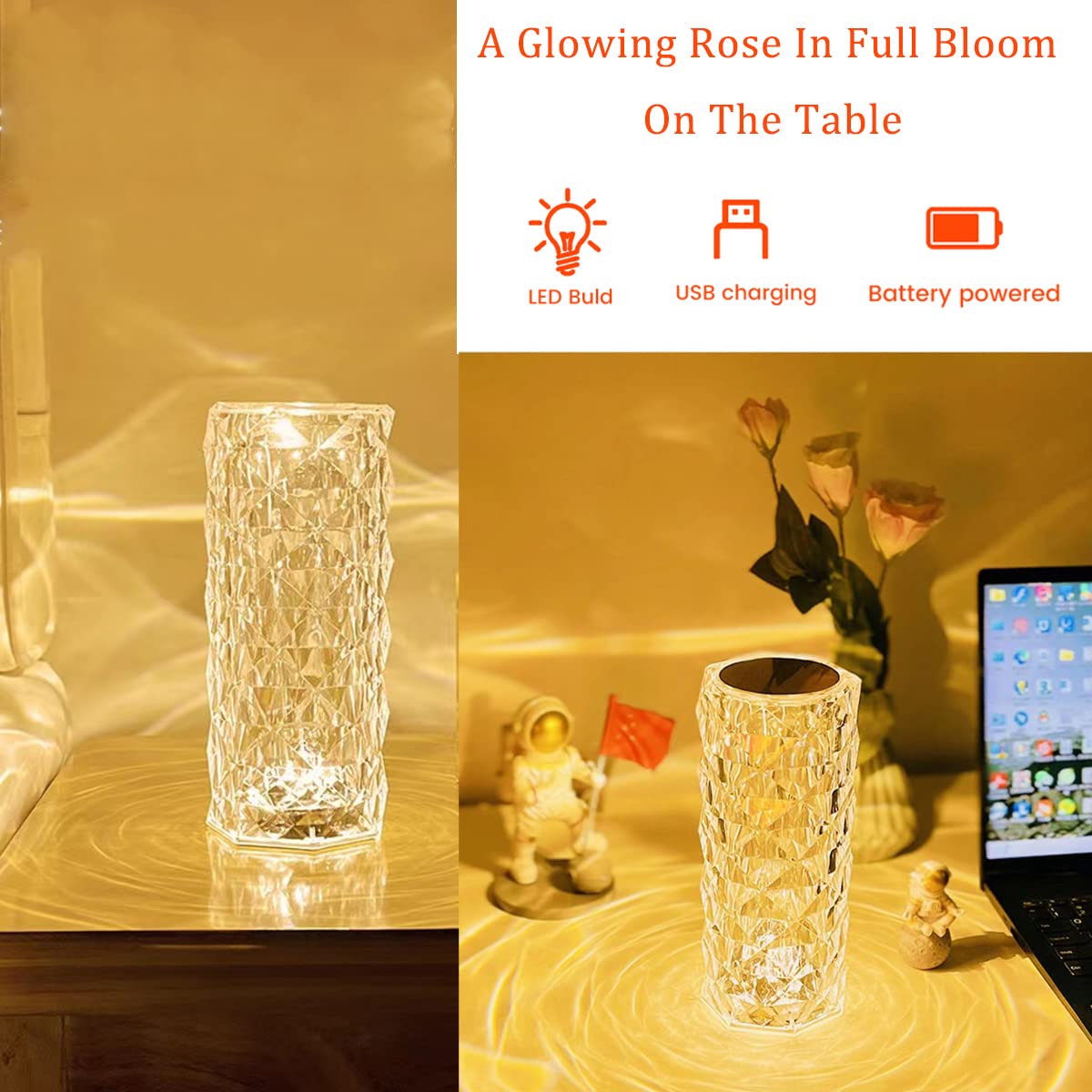 Touch Lamp | 16 RGB Color Modes for Ultimate Ambiance