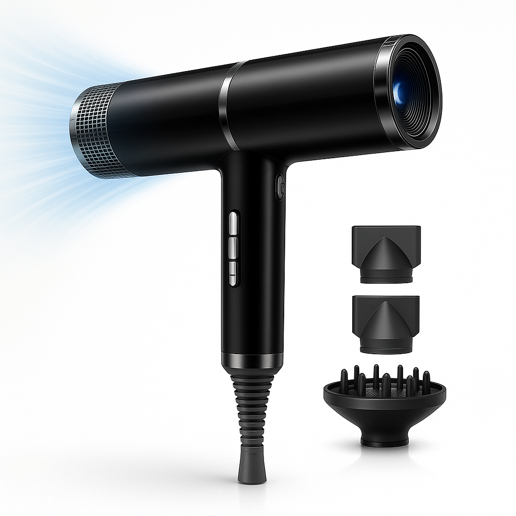 Hair Dryer with Diffuser and Ionic Technology