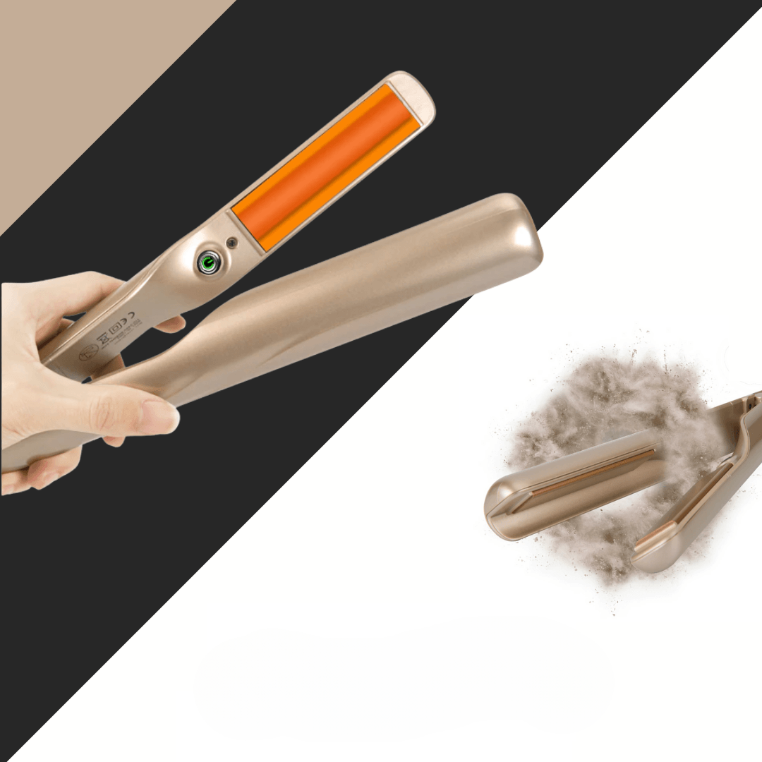 Hair Straightener with Ceramic Plates for Styling