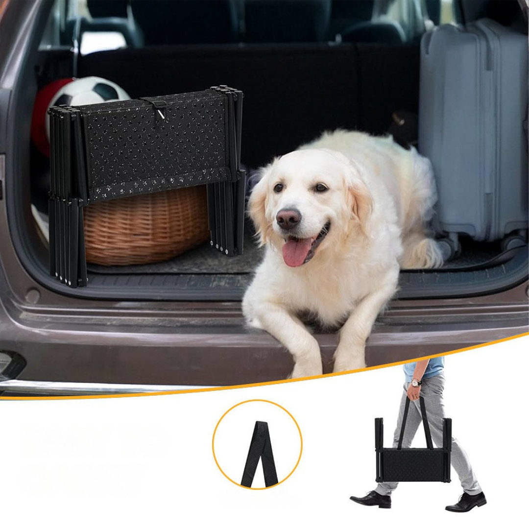 Dog Steps Foldable Non-Slip Car Ramp Stairs