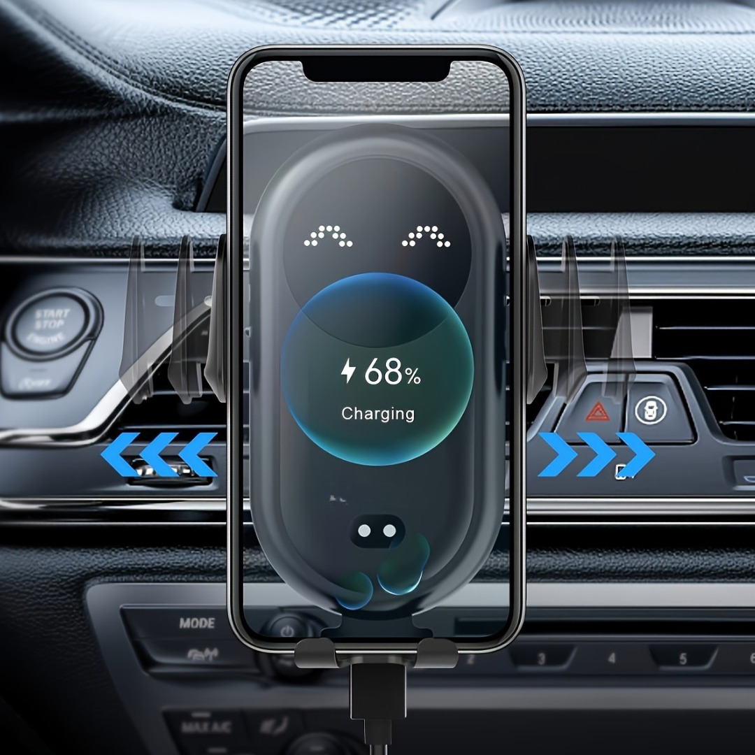 Car Phone Holder with Wireless Charging Mount