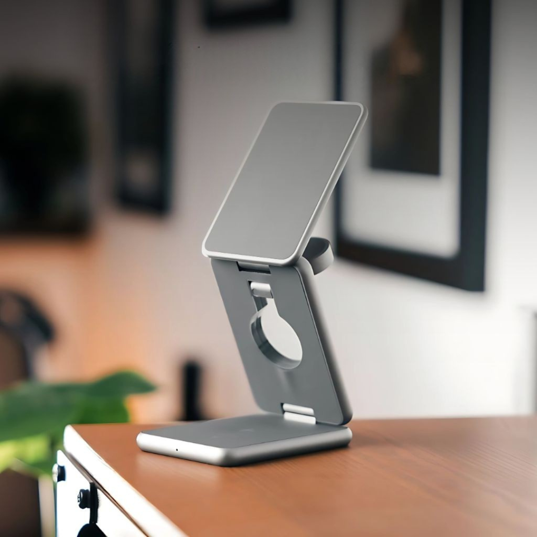 Wireless Charging Station Foldable for Travel Use