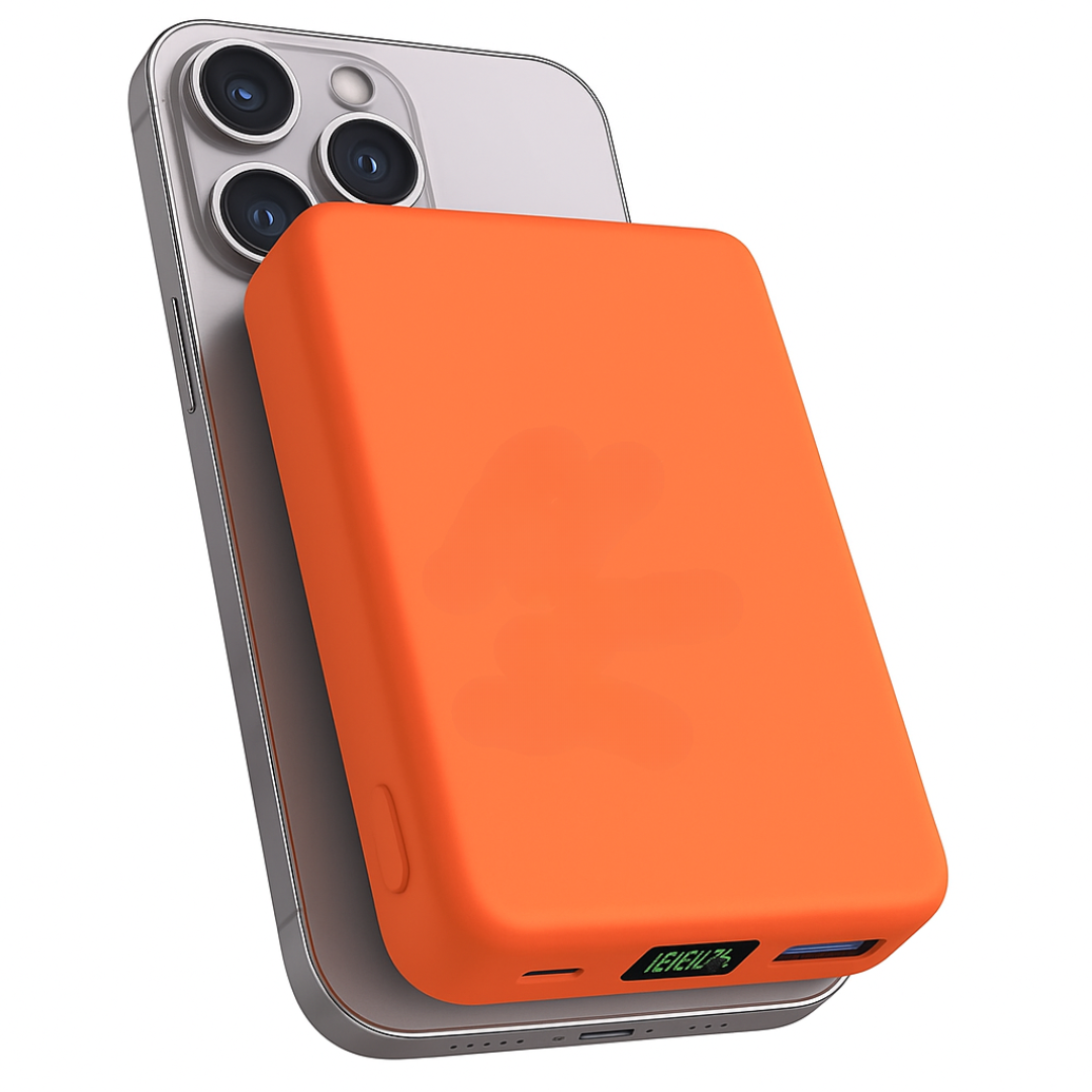 Wireless Charger Power Bank with Magnetic Design
