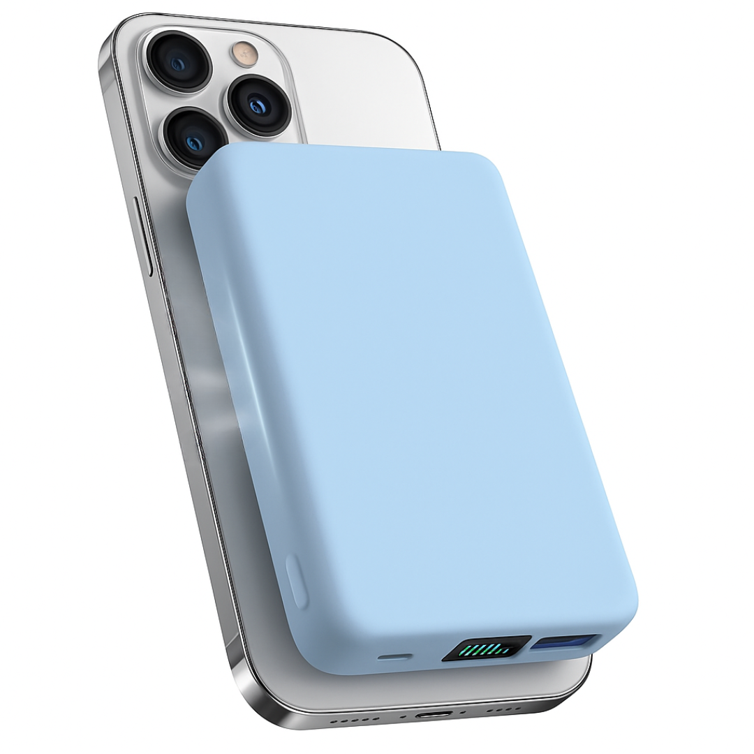 Wireless Charger Power Bank with Magnetic Design