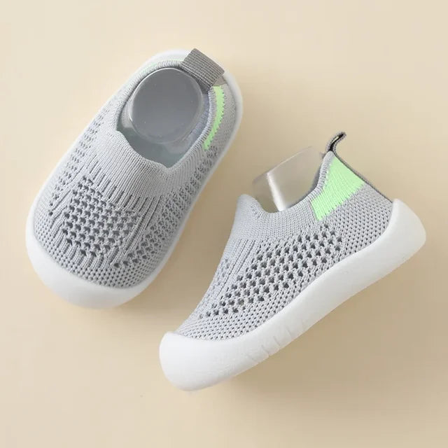 Kids Slip On Breathable Mesh Sneakers