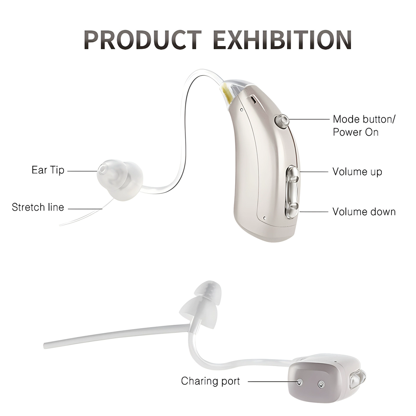 Hearing Aids Bluetooth Rechargeable Noise Reducing