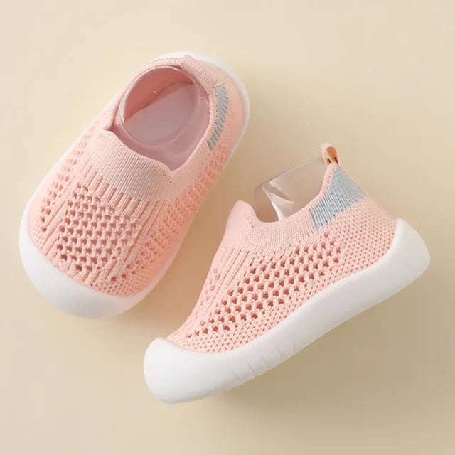 Kids Slip On Breathable Mesh Sneakers