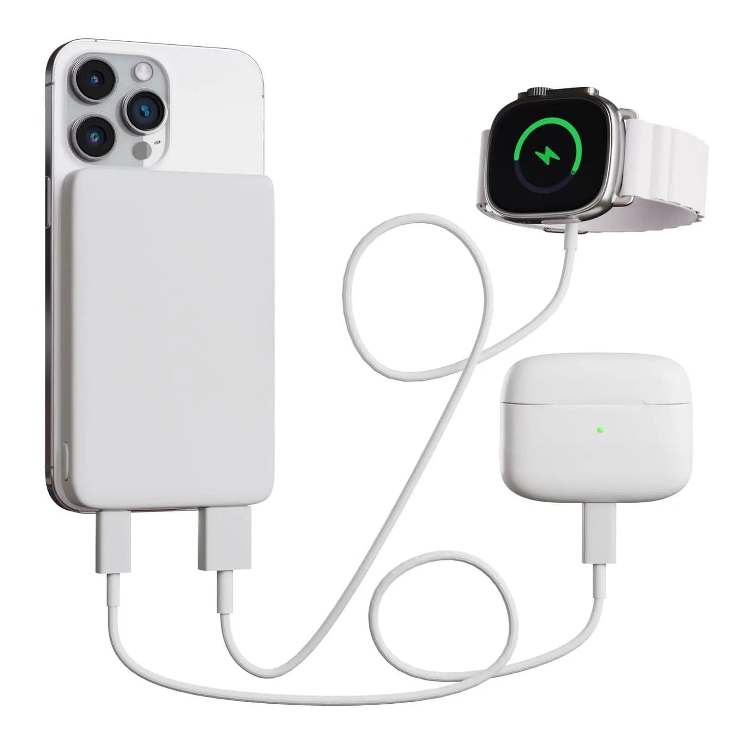 Wireless Charger Power Bank with Magnetic Design