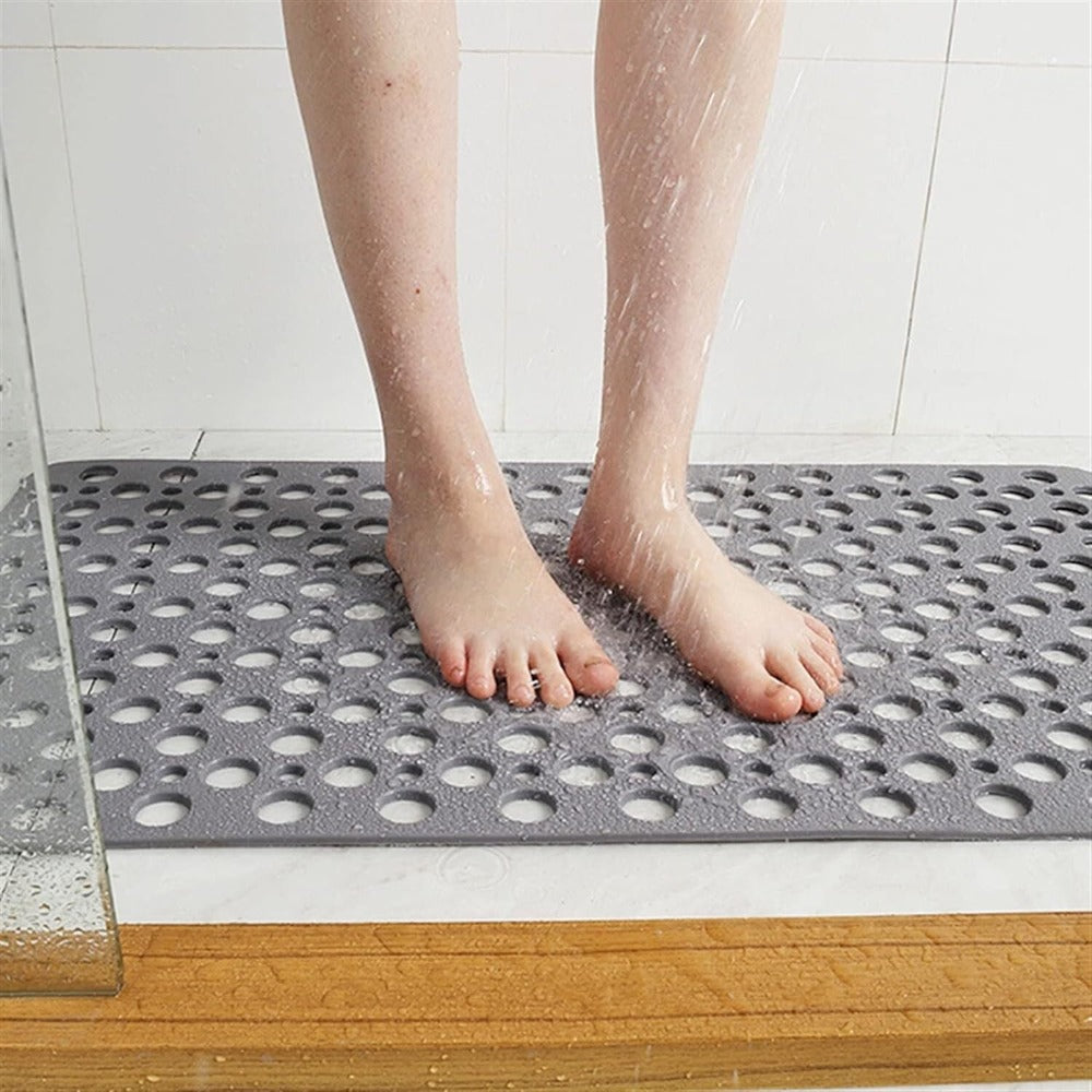 Non-Slip Bathroom Shower Mat for Wet Floors