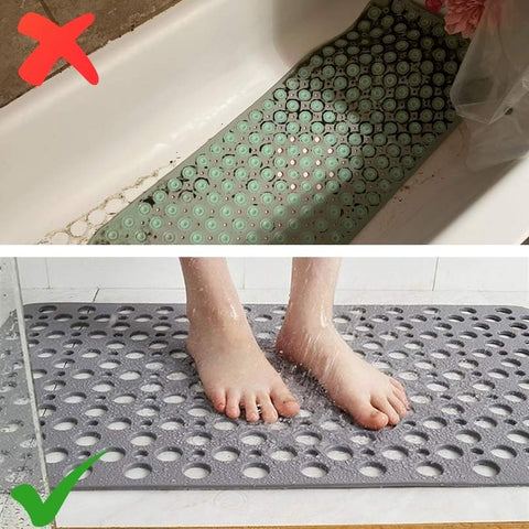 Non-Slip Bathroom Shower Mat for Wet Floors