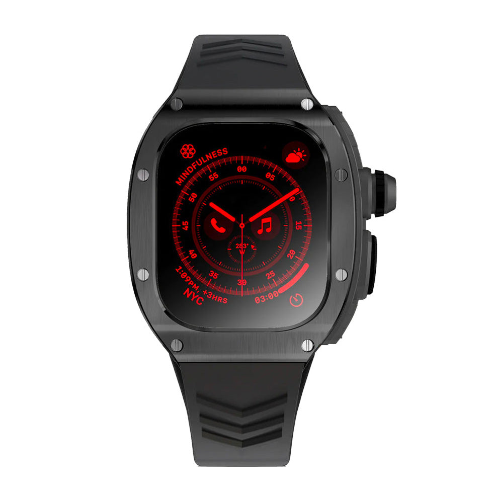 49mm watch Ultra Black steel & polymer case