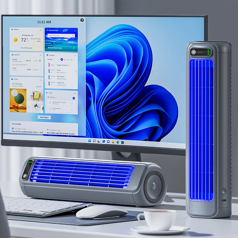 Air Cooler Portable Rechargeable Tower Fan