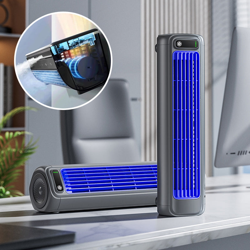 Air Cooler Portable Rechargeable Tower Fan