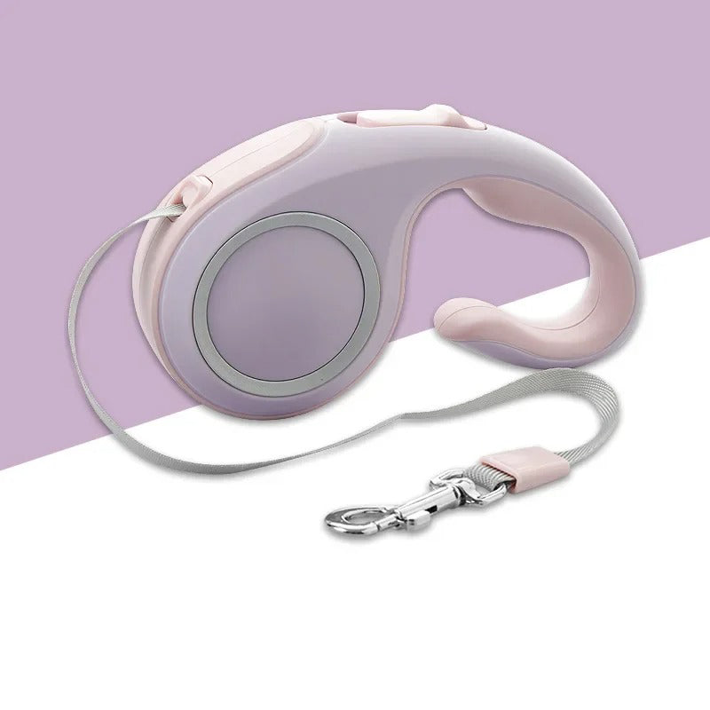 Dog Lead with Retractable Soft Grip Handle