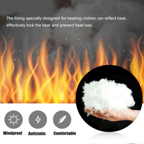 Heated Jacket Waterproof USB Winter Coat Black