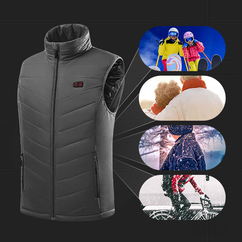 Heated Gilet Lightweight Thermal Body Warmer