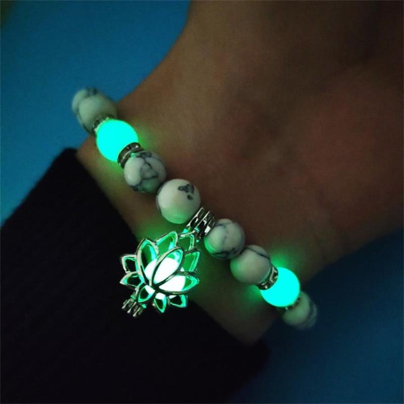 Turquoise Luminous Bracelet -- (Starlight in the palm of one's hand)