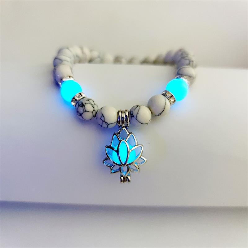 Turquoise Luminous Bracelet -- (Starlight in the palm of one's hand)