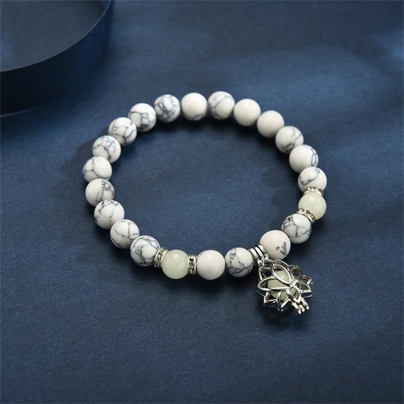 Turquoise Luminous Bracelet -- (Starlight in the palm of one's hand)