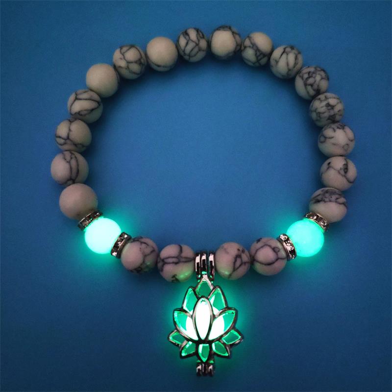 Turquoise Luminous Bracelet -- (Starlight in the palm of one's hand)