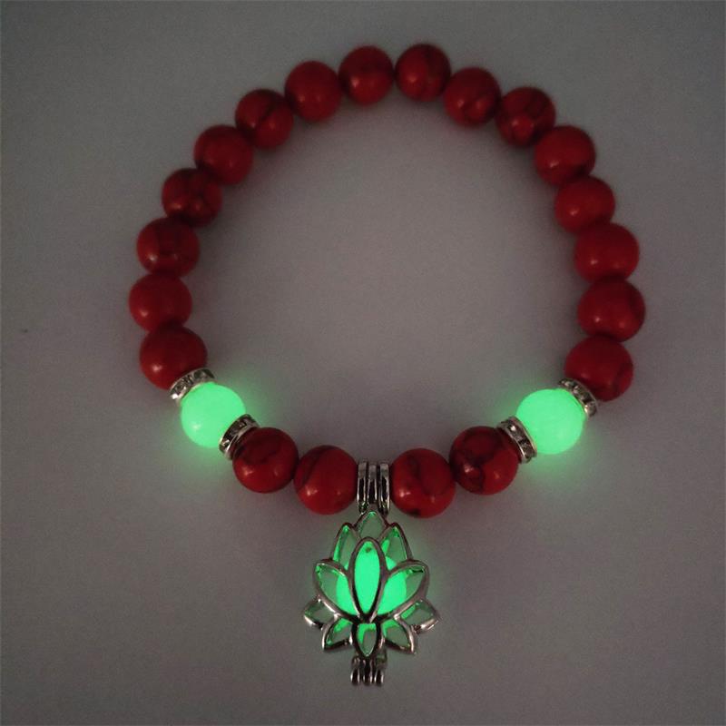 Turquoise Luminous Bracelet -- (Starlight in the palm of one's hand)