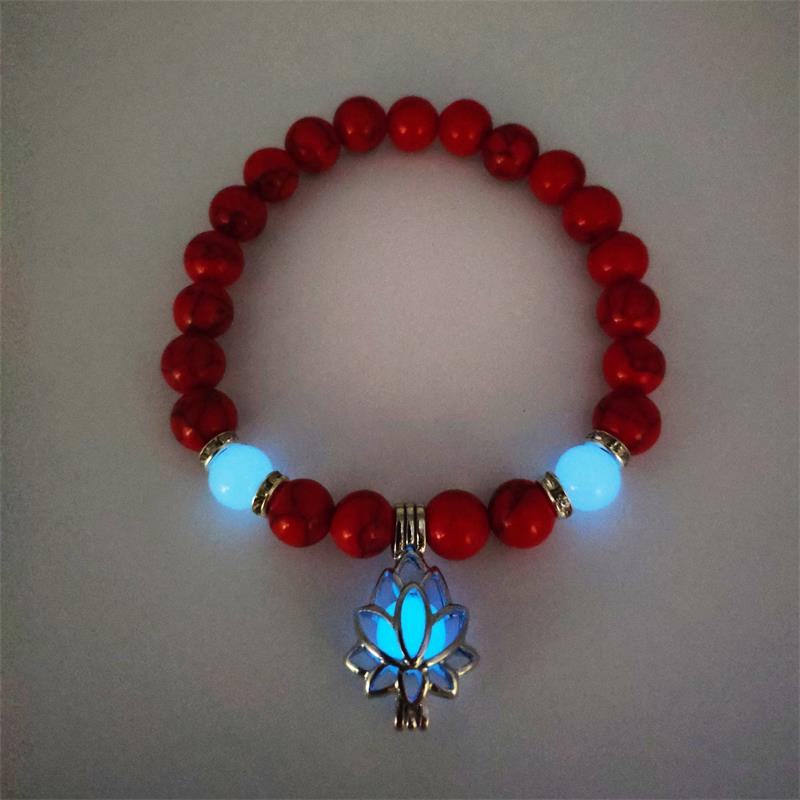 Turquoise Luminous Bracelet -- (Starlight in the palm of one's hand)