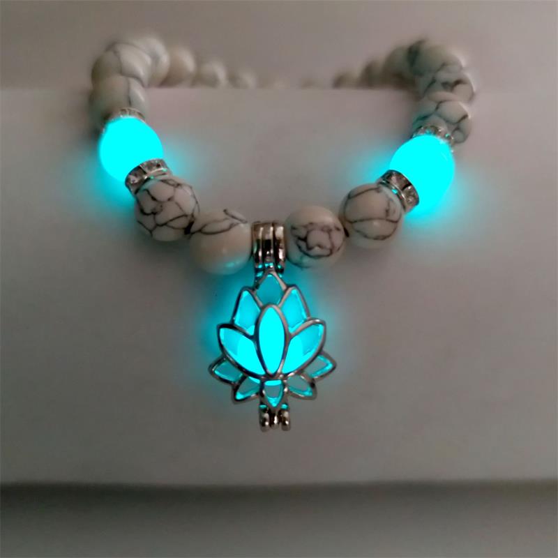 Turquoise Luminous Bracelet -- (Starlight in the palm of one's hand)