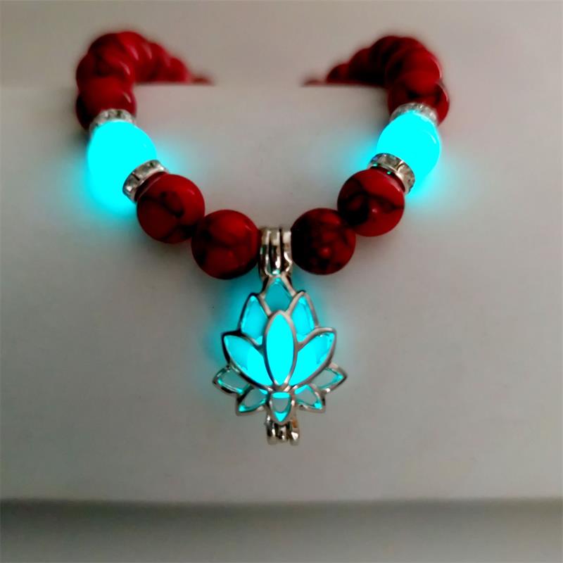 Turquoise Luminous Bracelet -- (Starlight in the palm of one's hand)