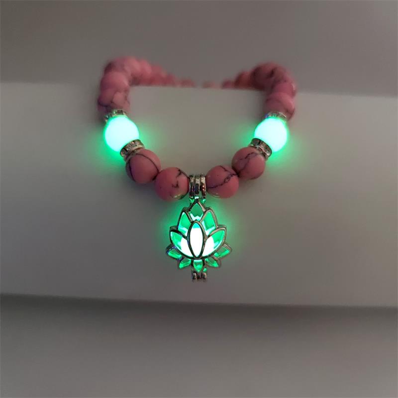 Turquoise Luminous Bracelet -- (Starlight in the palm of one's hand)