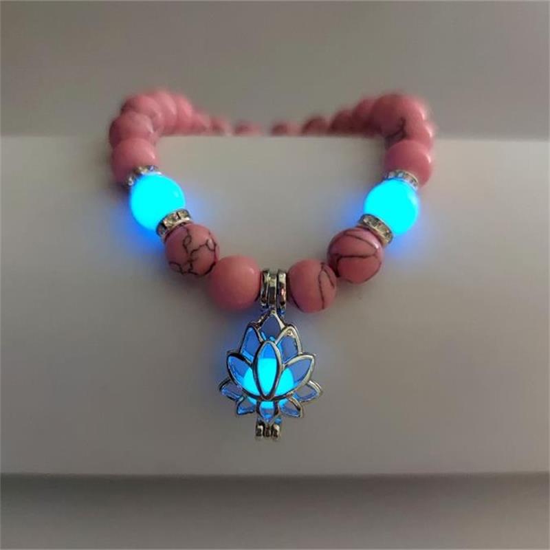 Turquoise Luminous Bracelet -- (Starlight in the palm of one's hand)