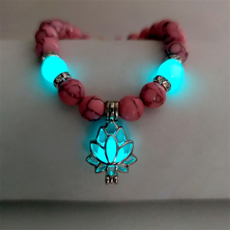 Turquoise Luminous Bracelet -- (Starlight in the palm of one's hand)