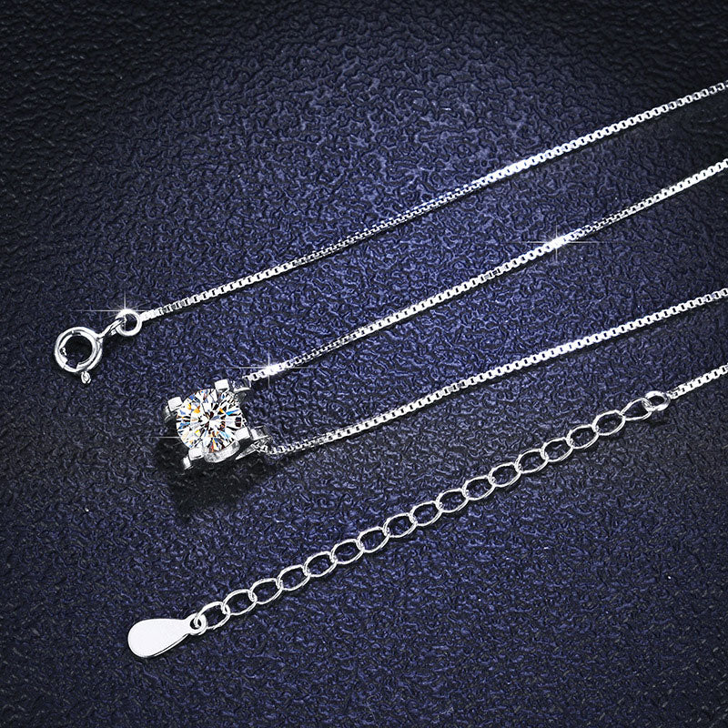 Premium S925 Silver Moissanite Necklace