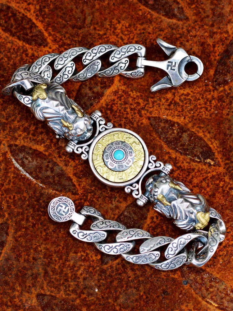 Good Luck Chakra Taotie Bracelet (2 Styles)