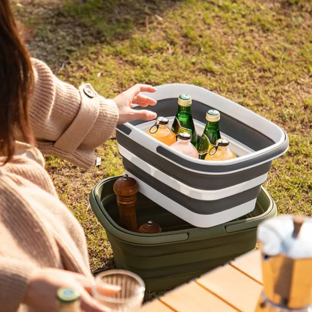 Storage Basket Collapsible Plastic Folding Organiser