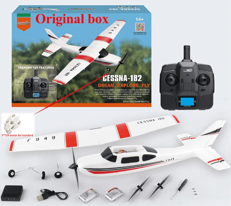 Remote Control Toy Plane with Stabilised Flight