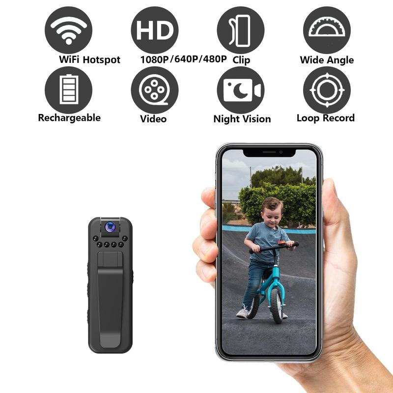 Pro Wireless Sports Vlog Body Camera