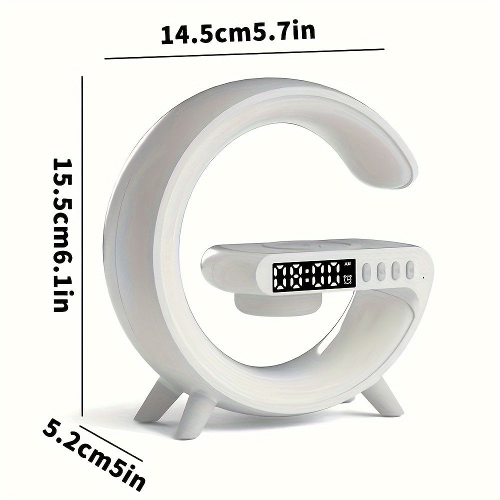 Wireless Charger Lamp with Bluetooth Speaker