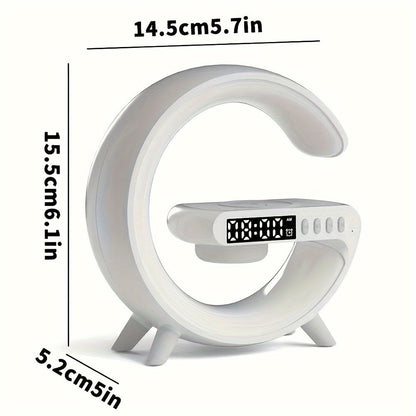 Wireless Charger Lamp with Bluetooth Speaker