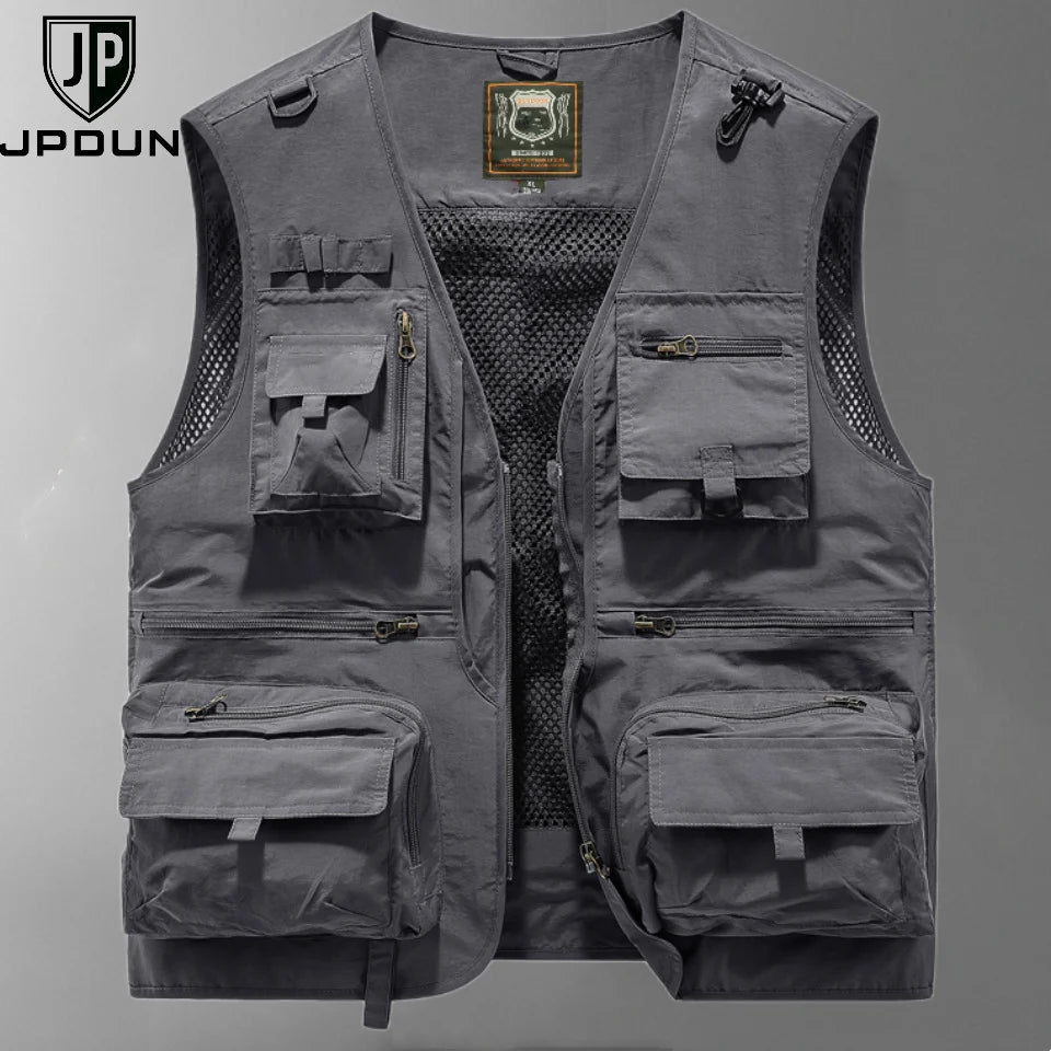 Breathable Cargo Vest för Varma Dagar